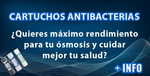 Kit cartuchos antibacterias ósmosis Kit cartuchos antibacterias ósmosis